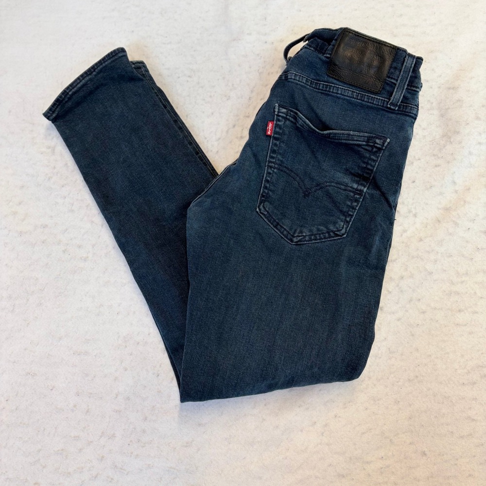 Levi's 512 Slim Taper Jeans Mens W32 L32 Dark Wash Premium Stretch